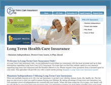 Tablet Screenshot of longtermcareinsuranceonly.com